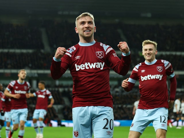 West Ham beat Derby to set up Man United FA Cup tie