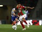 Maritimo's Joel Sonora in action with FC Porto's Otavio on February 1, 2023
