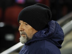 Sevilla coach Jorge Sampaoli before the match on February 5, 2023