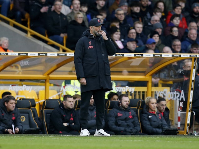 Jurgen Klopp confirms Liverpool changes for Crystal Palace clash