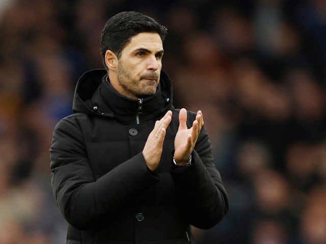 Arsenal manager Mikel Arteta pictured in February 2023