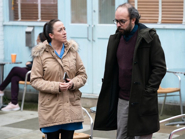 Sonia and Reiss on EastEnders on February 9, 2023
