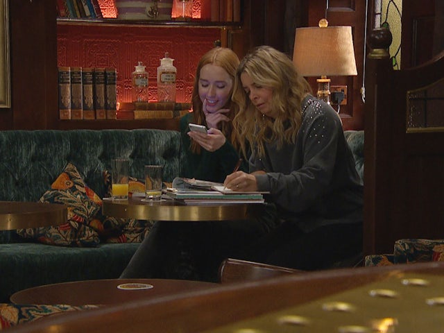 Chloe and Charity on Emmerdale on February 8, 2023