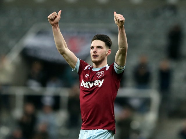 Moyes: 'There is a good chance Rice leaves West Ham this summer'
