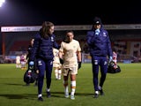 Chelsea Women's Fran Kirby goes off injured on February 9, 2023