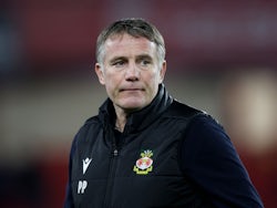 Wrexham manager Phil Parkinson before the match on February 7, 2023