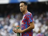 Barcelona captain Sergio Busquets on October 16, 2022