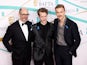 Edward Berger, Felix Kammerer and Albrecht Schuch arrive at the BAFTAs on February 19, 2023