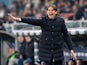 Inter Milan coach Simone Inzaghi reacts on February 13, 2023