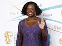 Viola Davis arrives at the BAFTAs on February 19, 2023