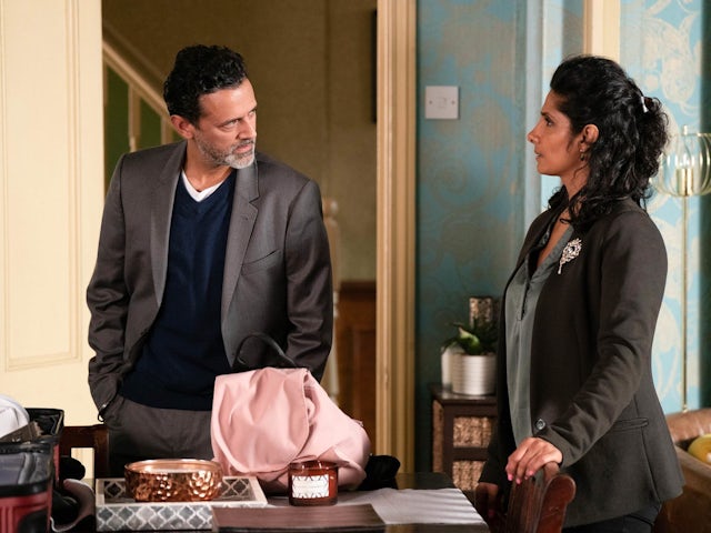 Nish and Suki on EastEnders on March 8, 2023