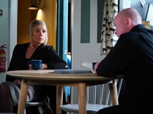 Sharon and Phil on EastEnders on February 21, 2023