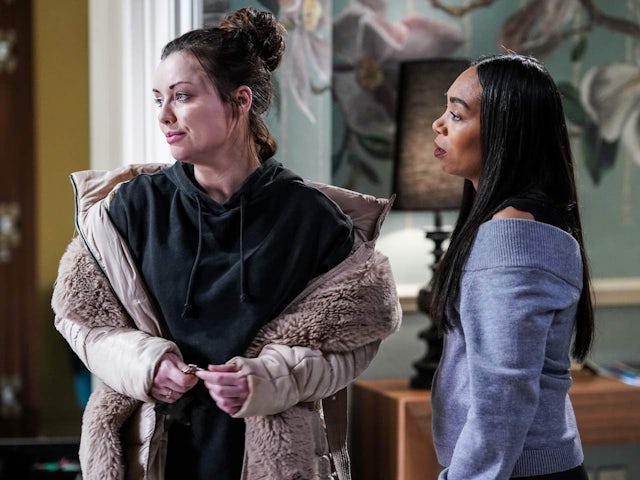 Whitney and Chelsea on the second episode of EastEnders on February 27, 2023