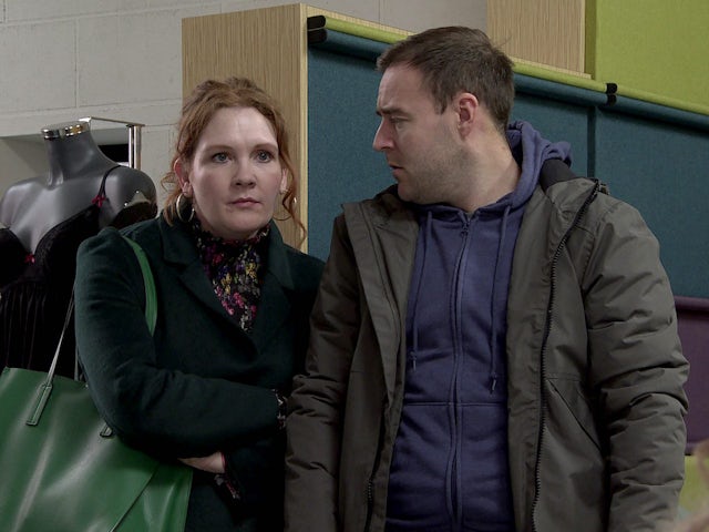 Fiz and Tyrone on Coronation Street on March 6, 2023