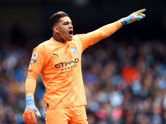 Manchester City's Ederson pictured on March 4, 2023