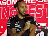 Lewis Hamilton pictured on February 25, 2023