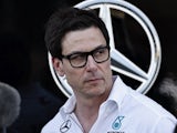 Toto Wolff at the Bahrain GP on March 4, 2023