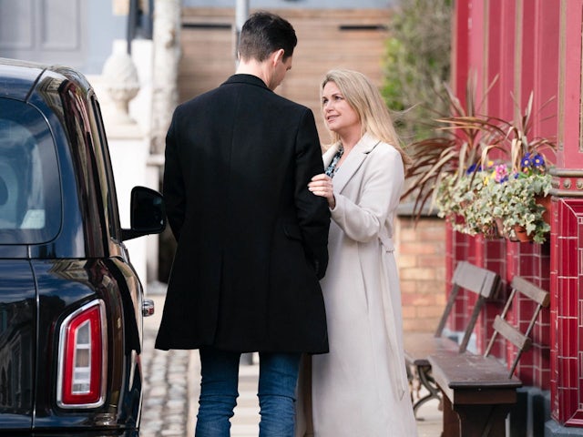Zack and Sam on EastEnders on March 21, 2023