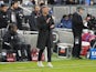 San Jose Earthquakes head coach Luchi Gonzalez claps during the first half against the Vancouver Whitecaps at PayPal Park on March 5, 2023