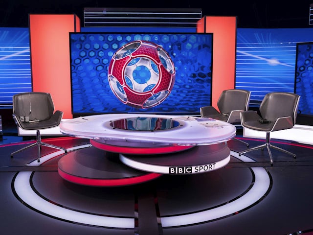 An empty studio on Match of the Day