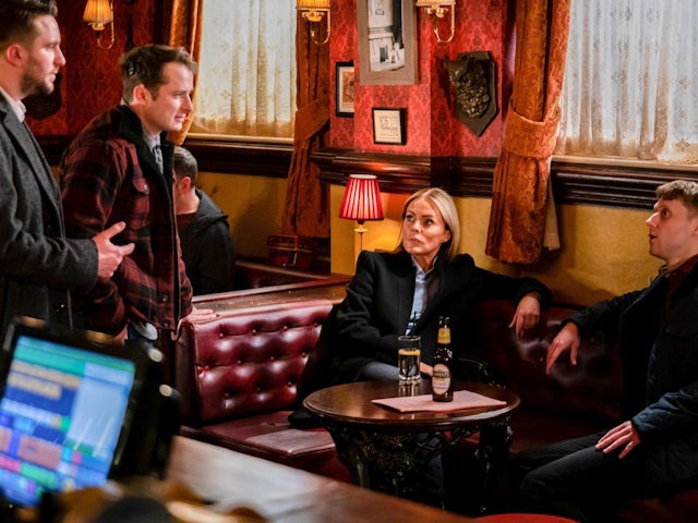 Callum, Ben, Emma and Jay on EastEnders on March 15, 2023