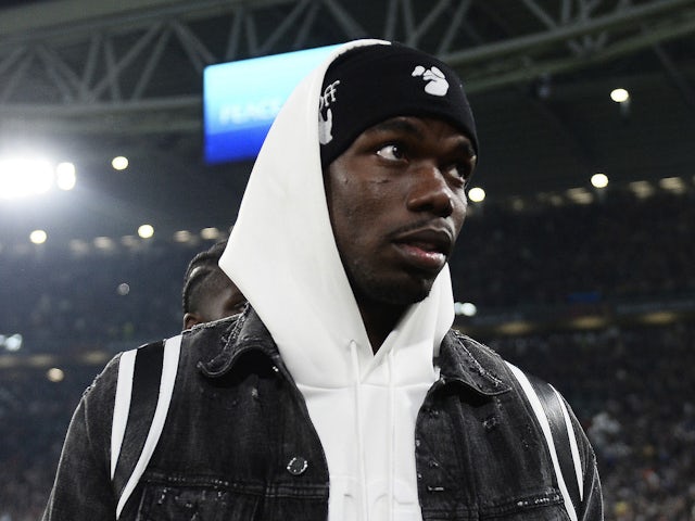 Juventus' Paul Pogba is seen before the match on March 9, 2023
