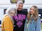 Juliet, Danny Beard and Peri on Hollyoaks on March 15, 2023