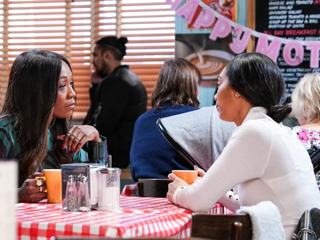 Denise and Chelsea on EastEnders on March 20, 2023