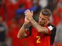  Belgium's Toby Alderweireld looks dejected after the match on November 27, 2022