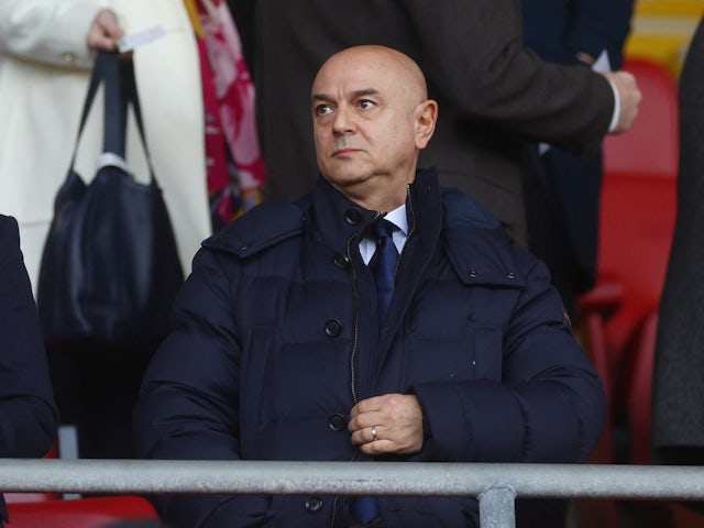 El presidente del Tottenham Hotspur, Daniel Levy, antes del partido el 18 de marzo de 2023