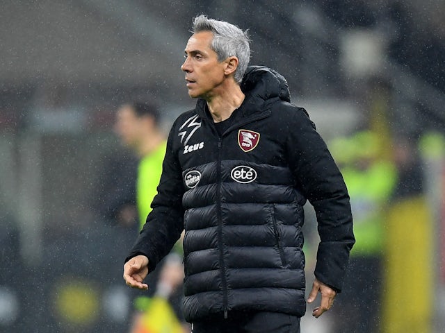 Salernitana coach Davide Nicola during the match on March 13, 2023
