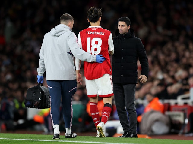 Arsenal defender Tomiyasu ruled out for rest of season