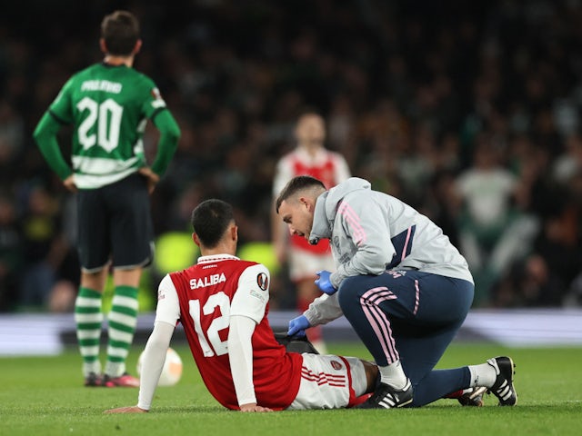 William Saliba 'unlikely to be fit for Man City clash'