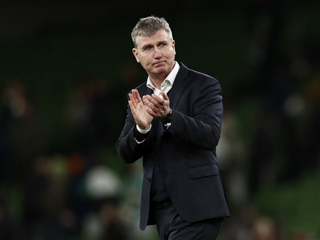 Republic of Ireland manager Stephen Kenny after the match on March 22, 2023