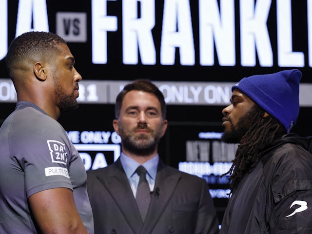Joshua weighs in at career-heaviest for Franklin fight