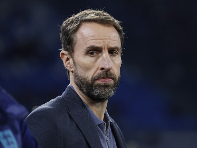England manager Gareth Southgate before the match on March 23, 2023
