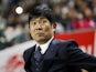 Japan coach Hajime Moriyasu before the match on March 28, 2023