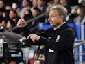 South Korea coach Jurgen Klinsmann during the match on March 24, 2023