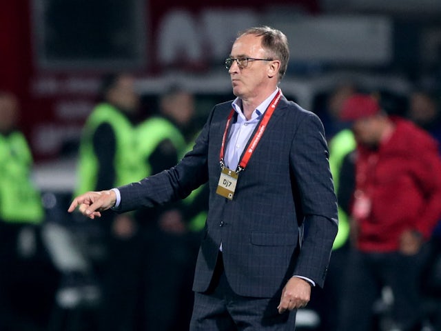 Armenia coach Oleksandr Petrakov on March 25, 2023