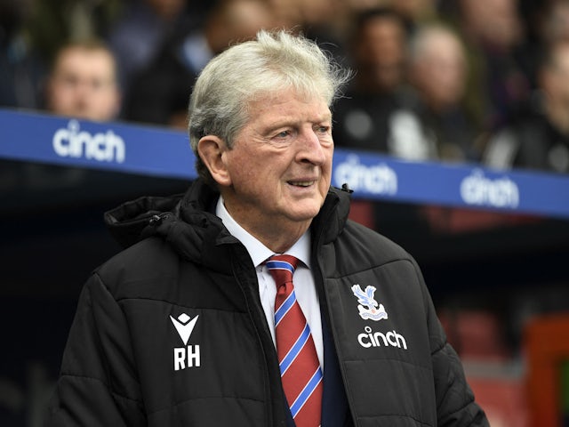 Crystal Palace manager Roy Hodgson before the match on April 1, 2023