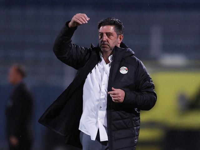 Egypt coach Rui Vitoria reacts on March 24, 2023