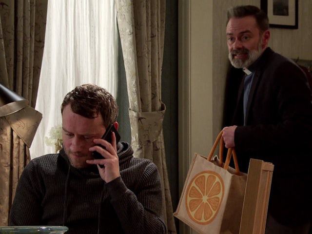 Paul and Billy on Coronation Street on April 21, 2023