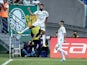 Cuiaba's Raniele celebrates scoring their first goal on April 15, 2023