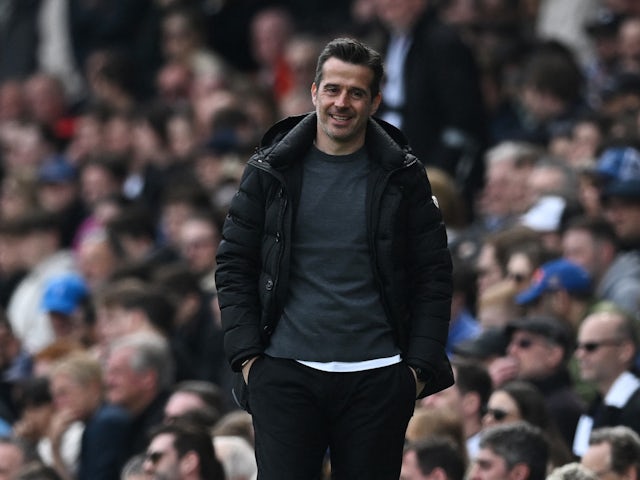 Fulham manager Marco Silva on April 22, 2023