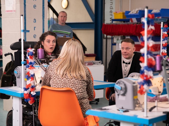 Sean and Beth on Coronation Street on May 8, 2023