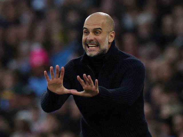  Manchester City manager Pep Guardiola pictured on April 26, 2023