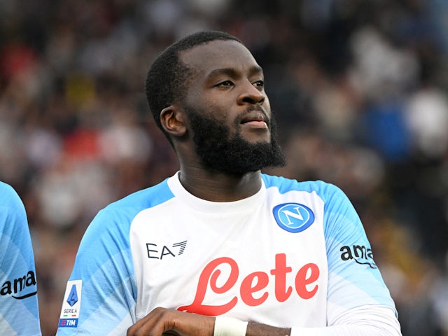 Tanguy Ndombele pictured for Napoli in October 2022