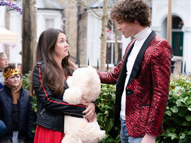 Stacey and Freddie on EastEnders on May 8, 2023