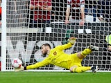 David de Gea in action for Manchester United on May 7, 2023