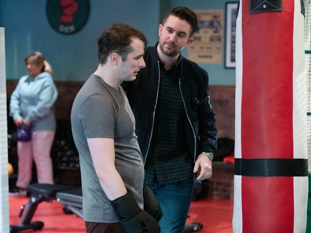 Ben and Callum on EastEnders on May 15, 2023